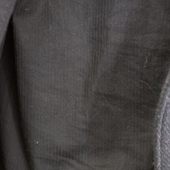 Gap thick Wool blend double breasted bomber coat Indigo Blue sz M bell s… - Picture 5 of 12